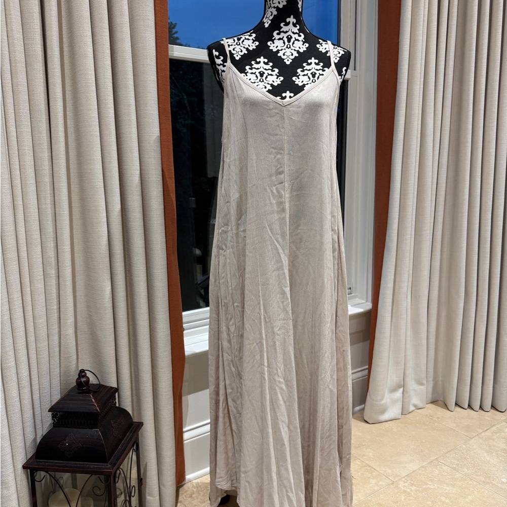 Zenana Cream Beachy Maxi Dress